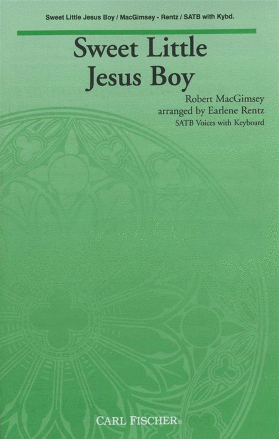 Sweet Little Jesus Boy 4-Part scores gallery preview page 1