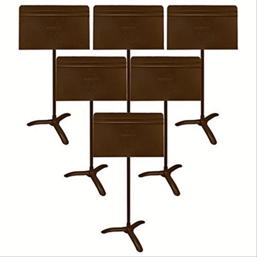 Music Stand Symphony Brown 6 Stands