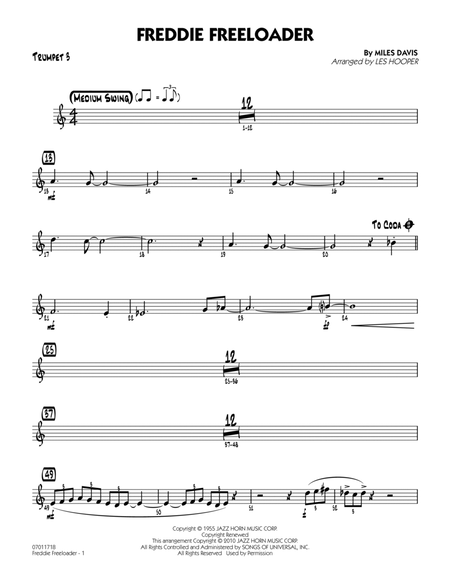 Freddie Freeloader - Trumpet 3