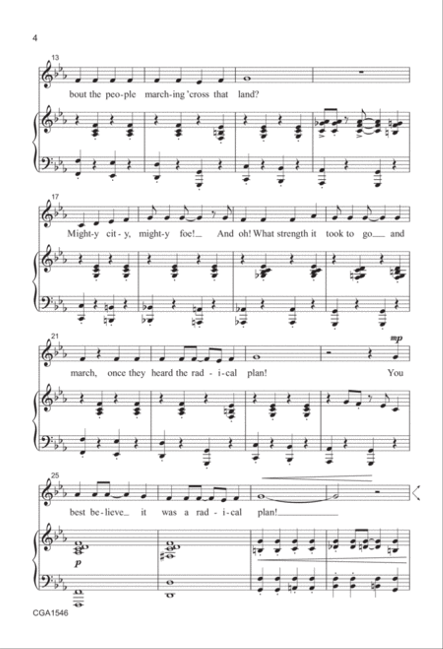 Joshua! Joshua! 2-Part scores gallery preview page 4
