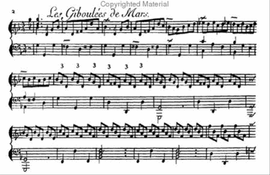 First book of harpsichord pieces Harpsichord scores gallery preview page 3