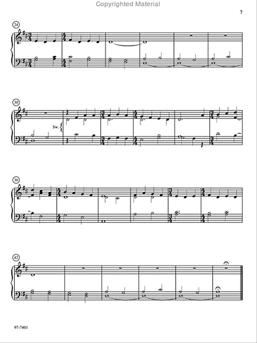 This Wondrous Mystery: Ten Preludes on Communion Hymns for Manuals Organ scores gallery preview page 5