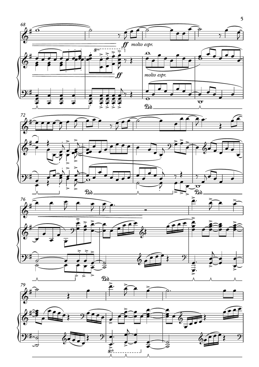 Let It Go (from Frozen) Flute Solo scores gallery preview page 5