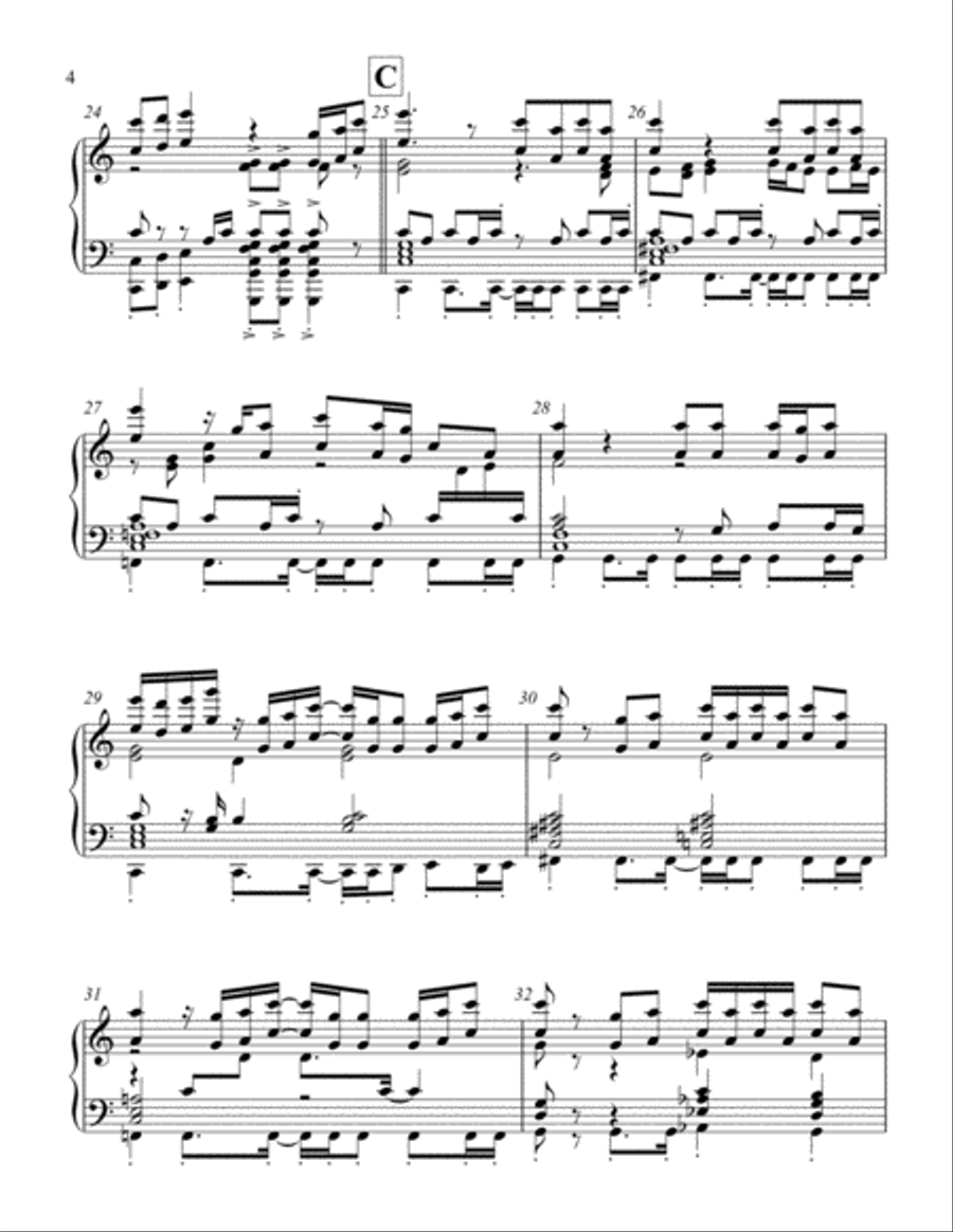 Love On Top Love On Top Handbell Choir scores gallery preview page 4