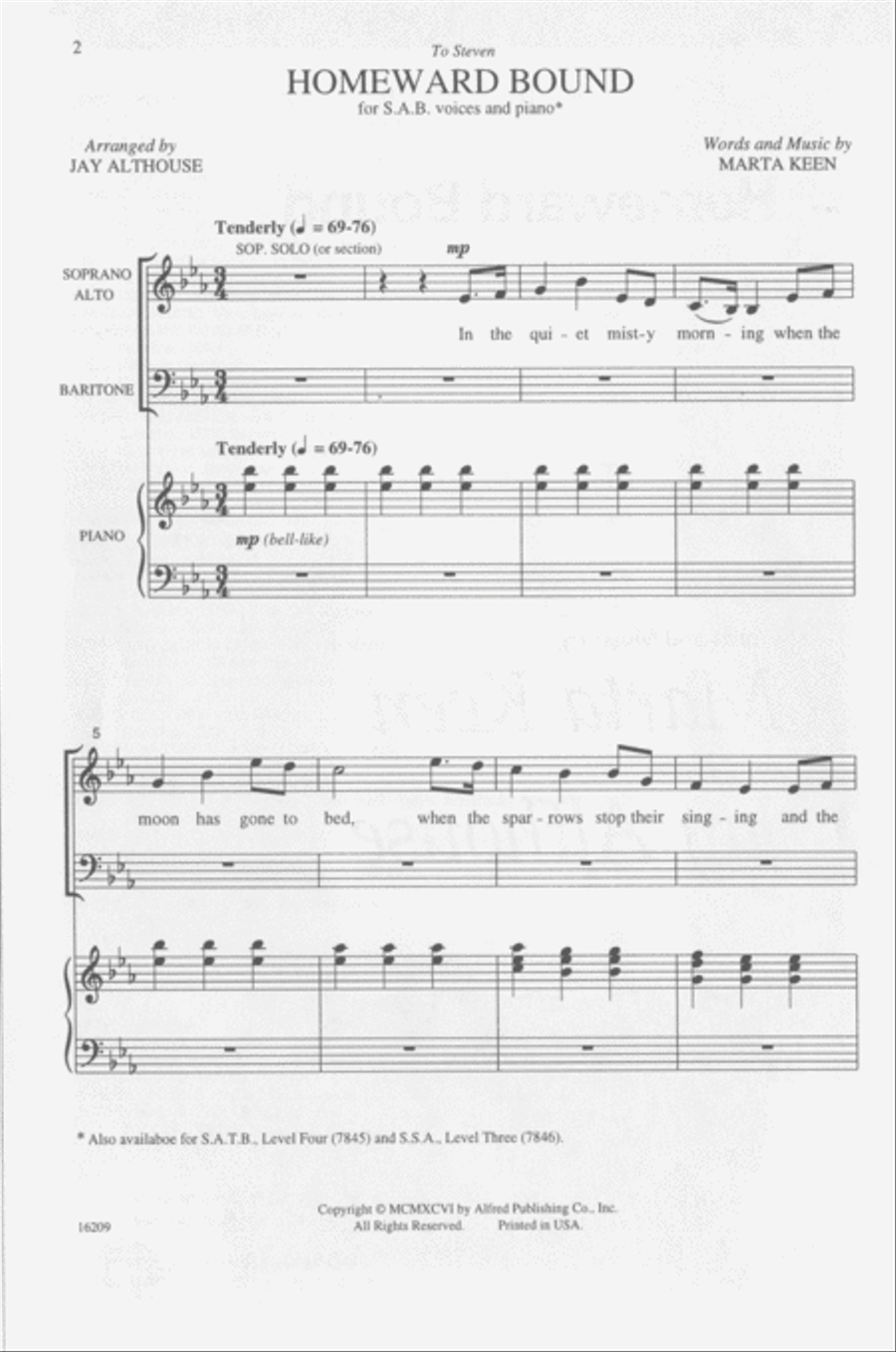 Homeward Bound 3-Part scores gallery preview page 8