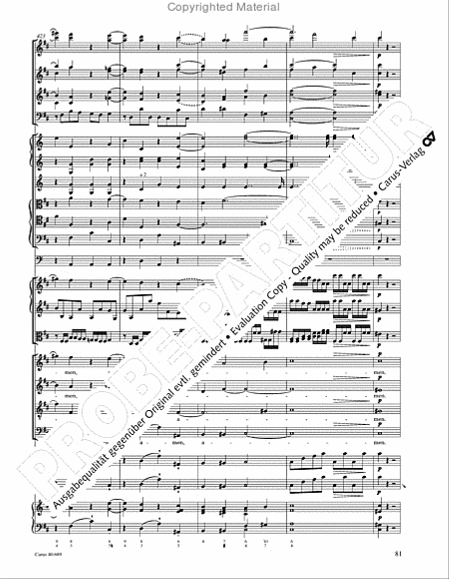 Missa solemnis Missa solemnis 4-Part scores gallery preview page 97