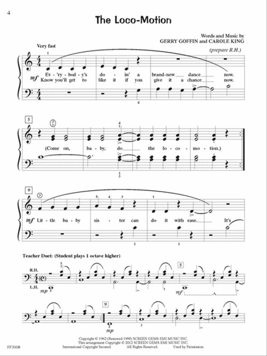 ShowTime® Piano Rock 'n Roll Piano Method scores gallery preview page 4