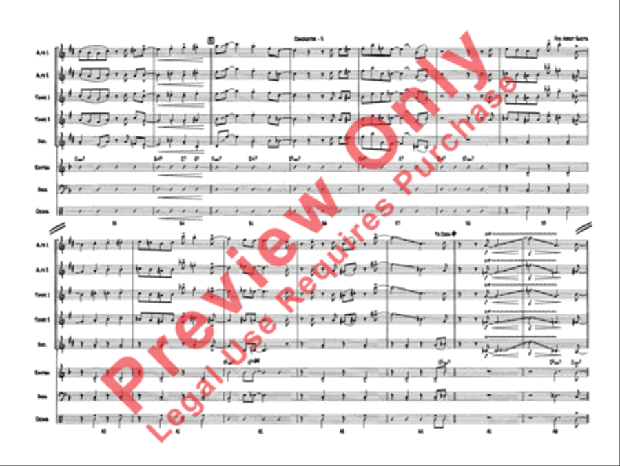 Fax About Sacts Saxophone Quintet scores gallery preview page 5