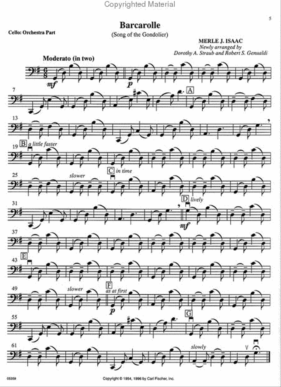 Melody Book For Strings String Orchestra scores gallery preview page 2