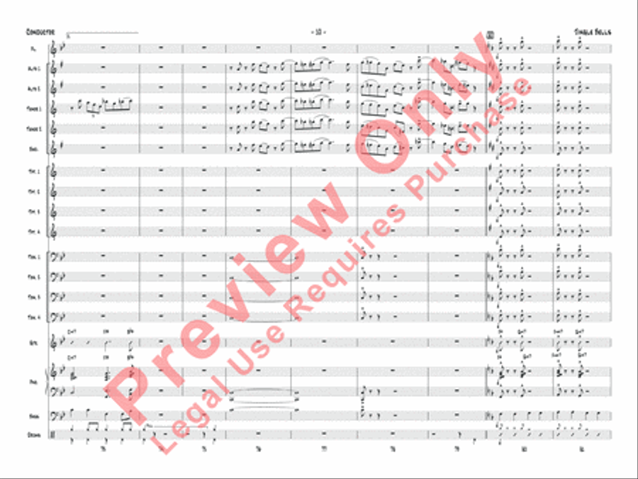 Jingle Bells (score only) Jazz Ensemble scores gallery preview page 13