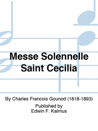 Book cover for Messe Solennelle "Saint Cecilia"