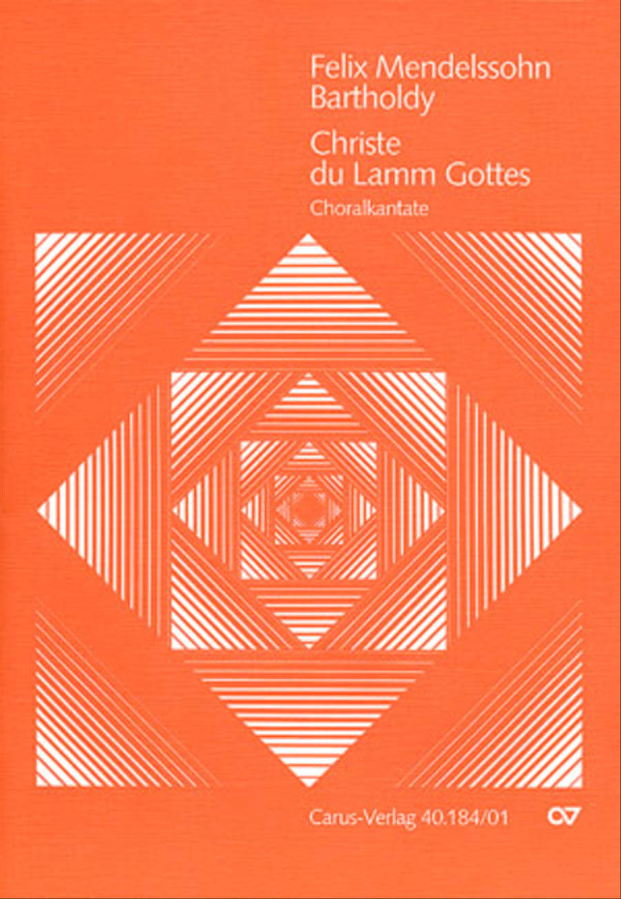 Christ, thou Lamb most holy (Christe, du Lamm Gottes) 4-Part scores gallery preview page 1