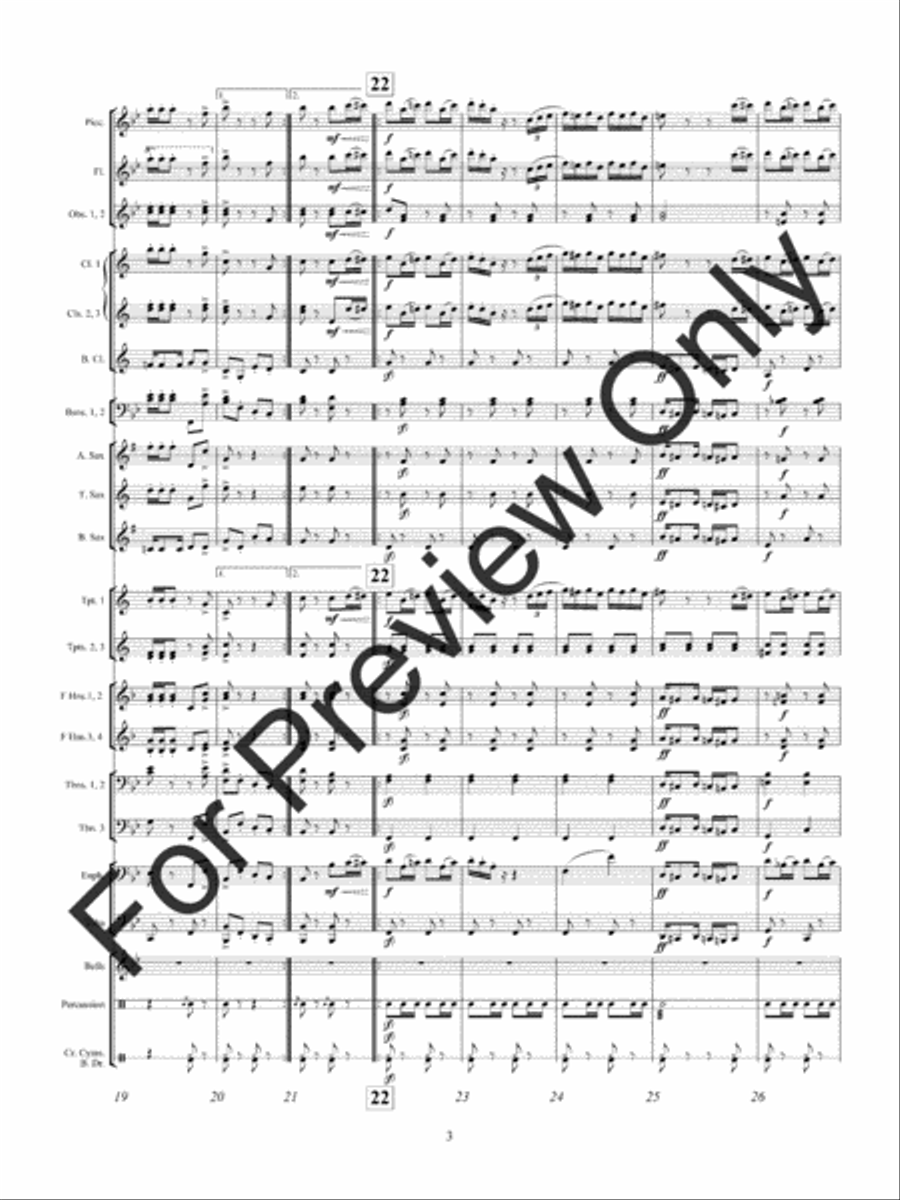 With Pleasure Concert Band scores gallery preview page 6