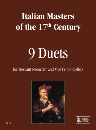 Book cover for 9 Duets for Descant Recorder and Viol (Violoncello)