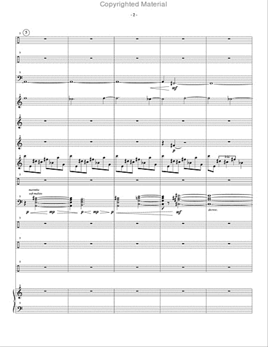 Paschal Dances Percussion Ensemble scores gallery preview page 3