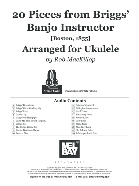 20 Pieces from Briggs Banjo Instructor image number null