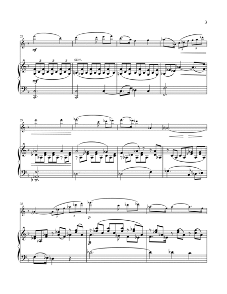 Romance Op. 40 for Flute and Piano