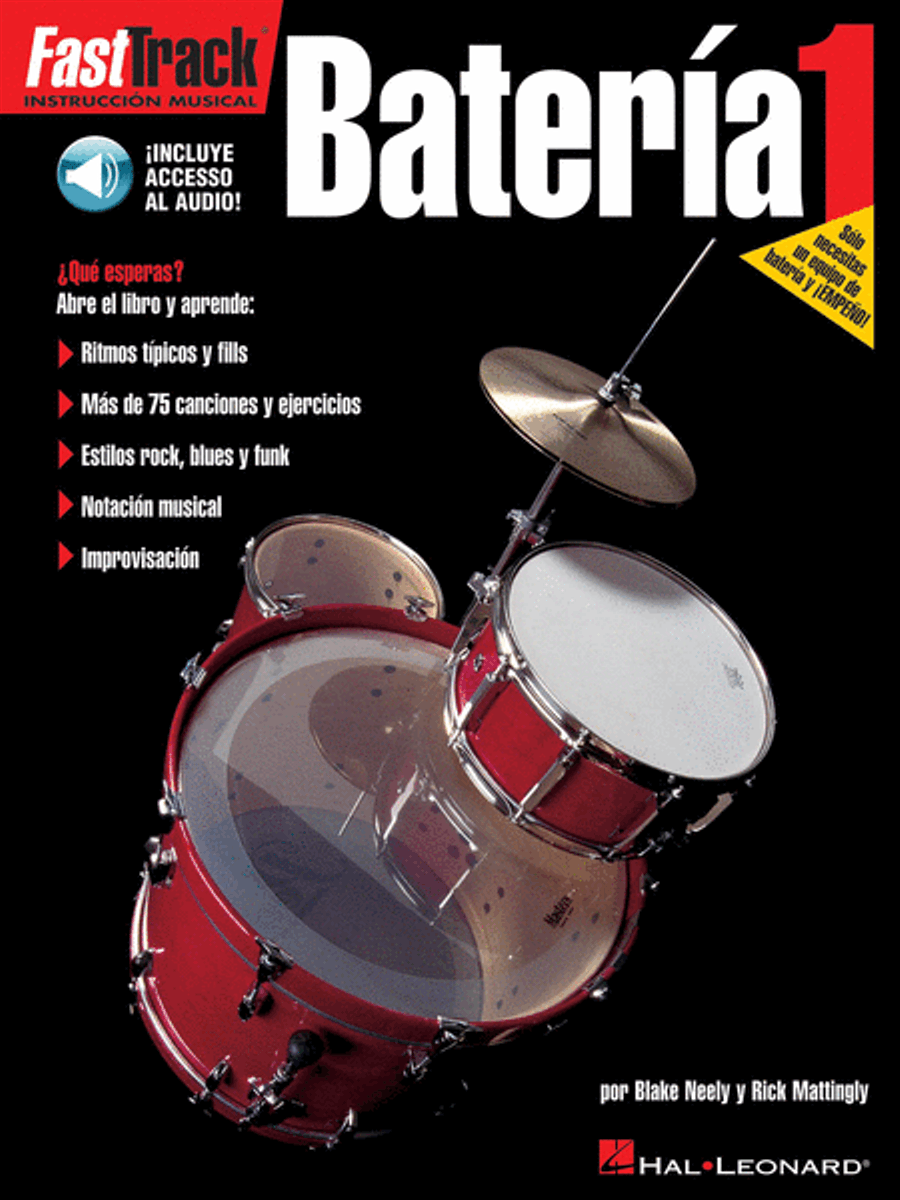 Book cover for FastTrack Drum Method – Spanish Edition – Level 1