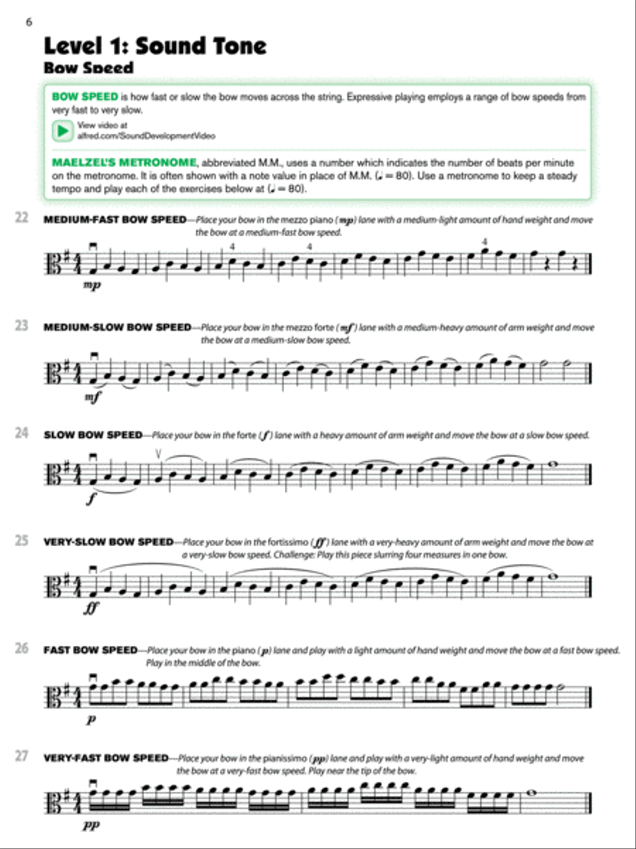 Sound Innovations for String Orchestra -- Sound Development