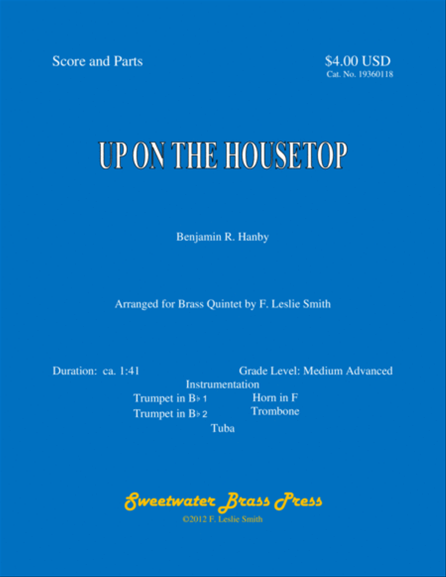 Up On The Housetop Brass Ensemble scores gallery preview page 1