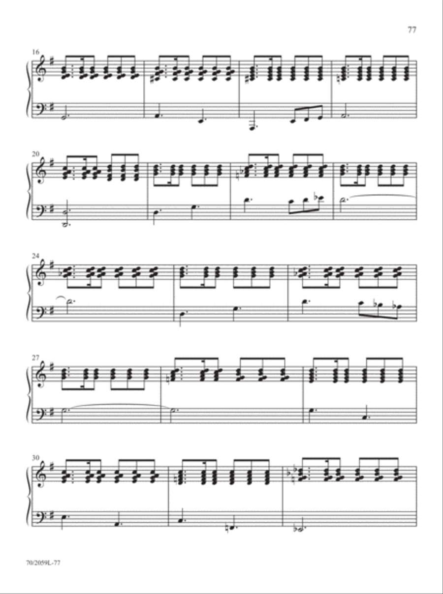 The Church Pianist's Library, Vol. 21 Piano Solo scores gallery preview page 45