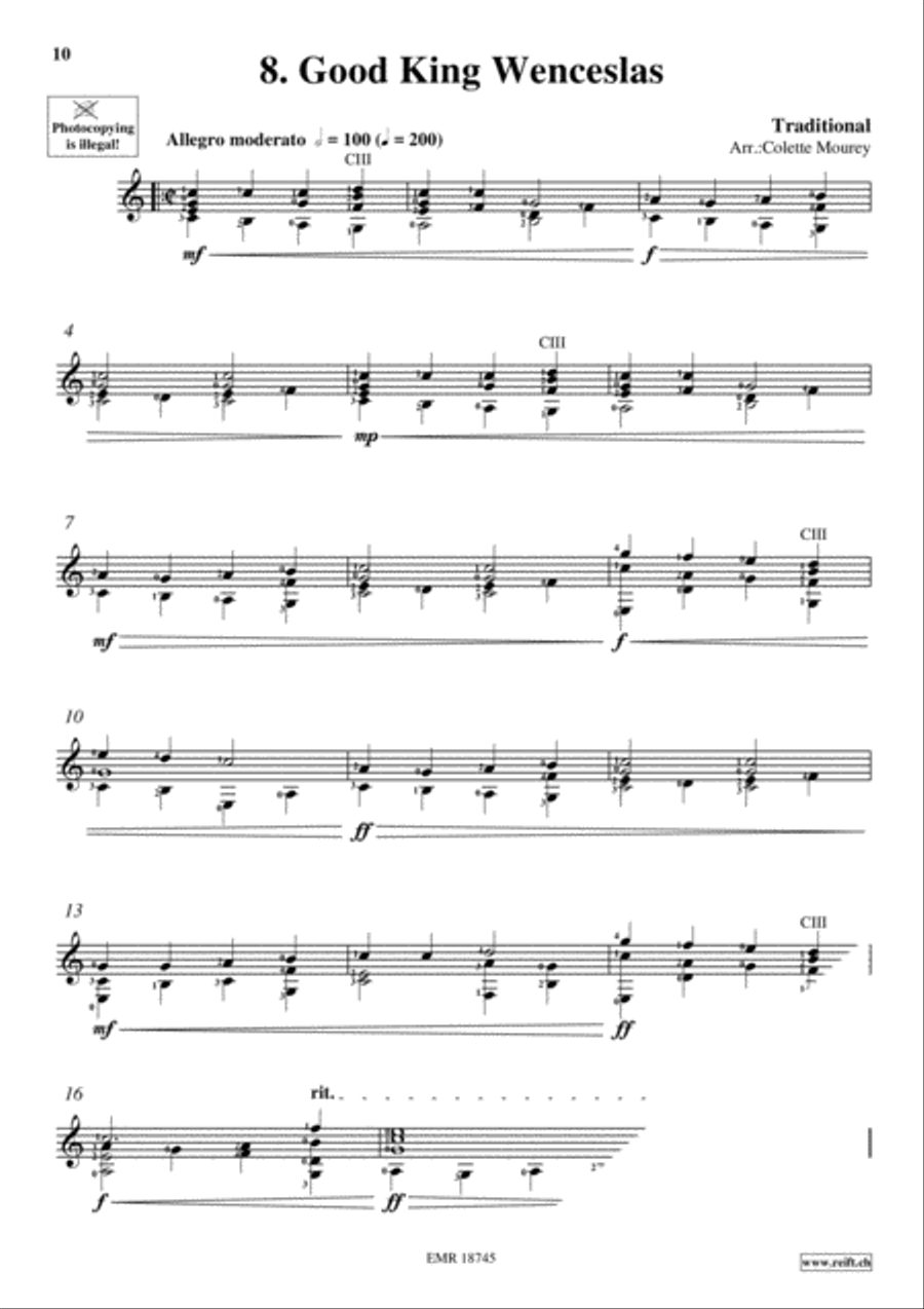 20 Greatest Christmas Hits Guitar scores gallery preview page 10