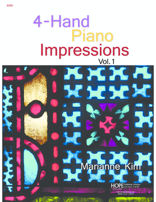 Book cover for 4-Hand Piano Impressions, Vol. 1