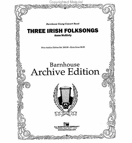 Three Irish Folksongs