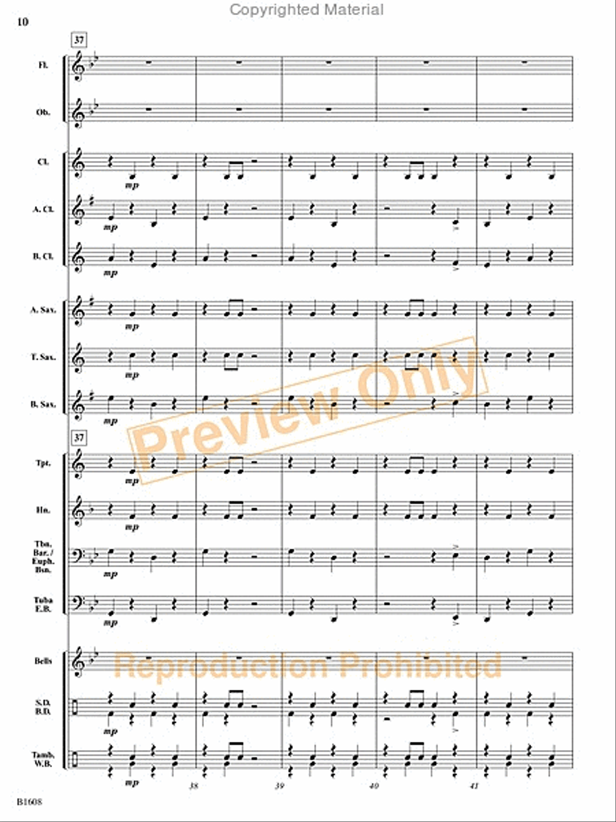 The Broken Marionette Concert Band scores gallery preview page 23