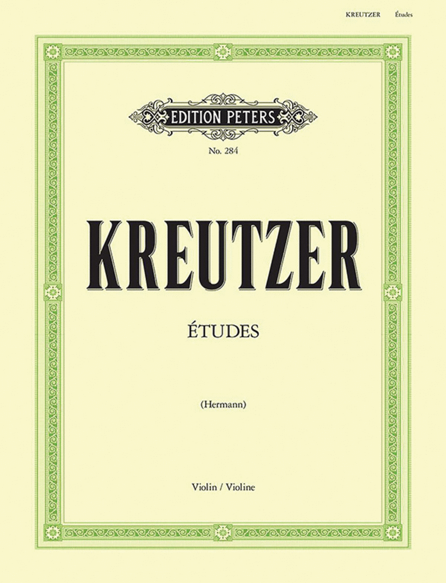 Rodolphe Kreutzer: 42 Etudes or Caprices for Violin