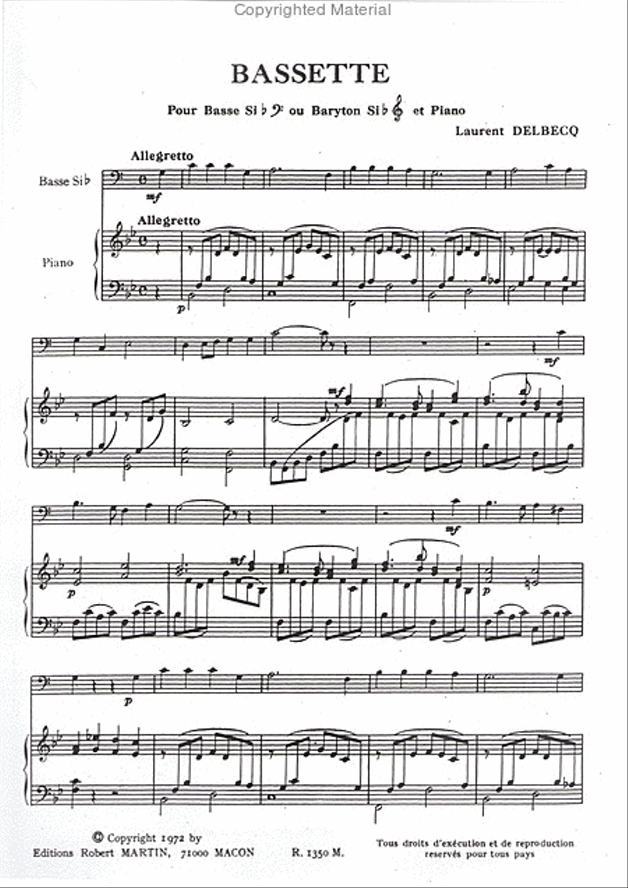 Bassette Tuba scores gallery preview page 2