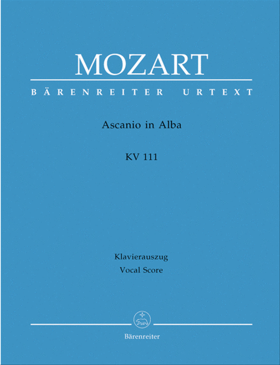 Ascanio in Alba, KV 111 Mixed Choir scores gallery preview page 1