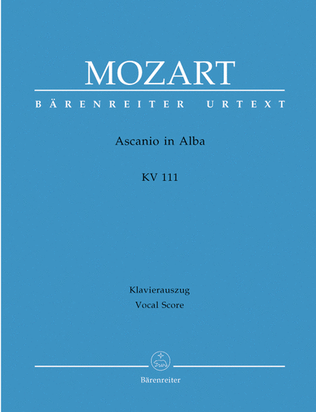 Book cover for Ascanio in Alba, KV 111