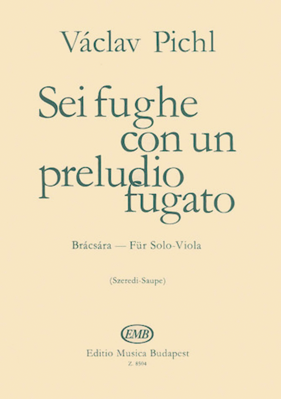 6 Fugues Op.41-vla 6 Fugues Op.41-vla Viola Solo scores gallery preview page 1