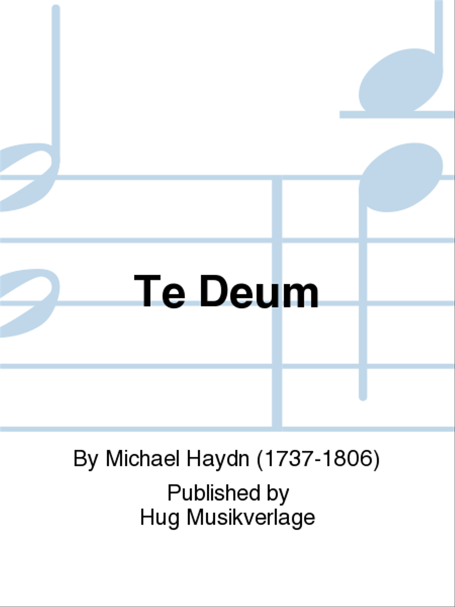 Te Deum C-Dur Choir scores gallery preview page 1