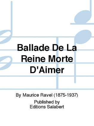 Book cover for Ballade De La Reine Morte D'Aimer