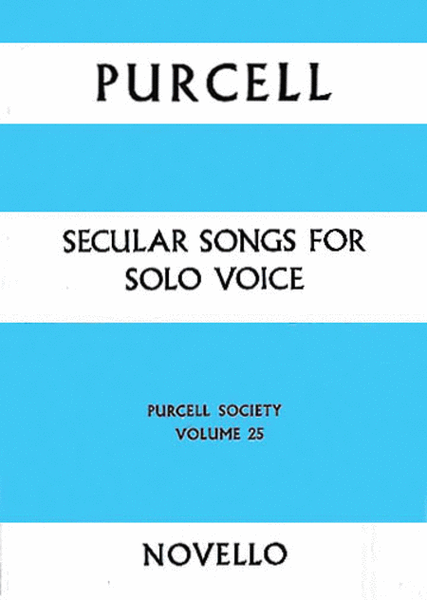 Secular Songs For Solo Voice