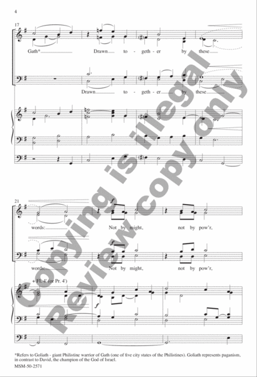 The House of David 4-Part scores gallery preview page 4