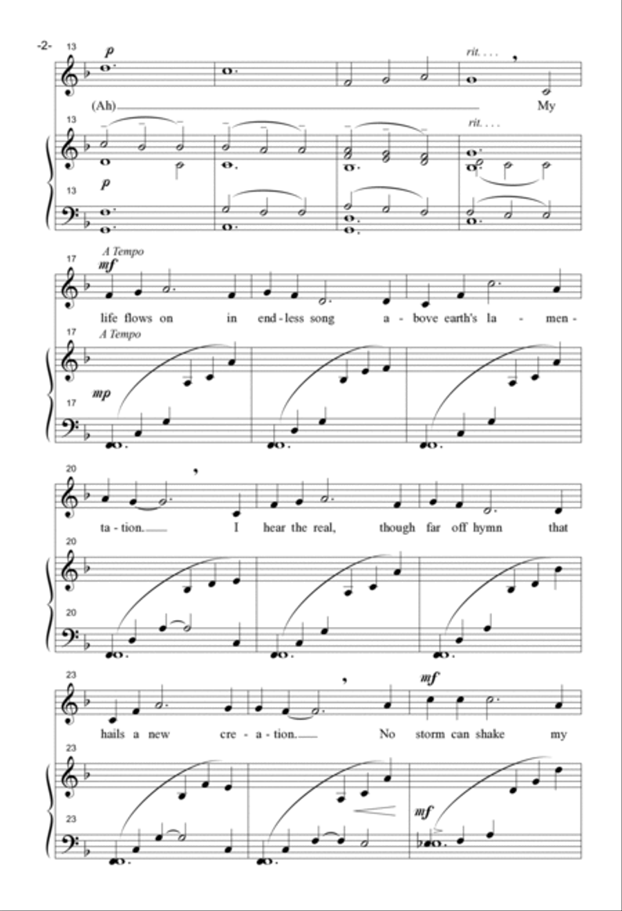 How Can I Keep From Singing 4-Part scores gallery preview page 2
