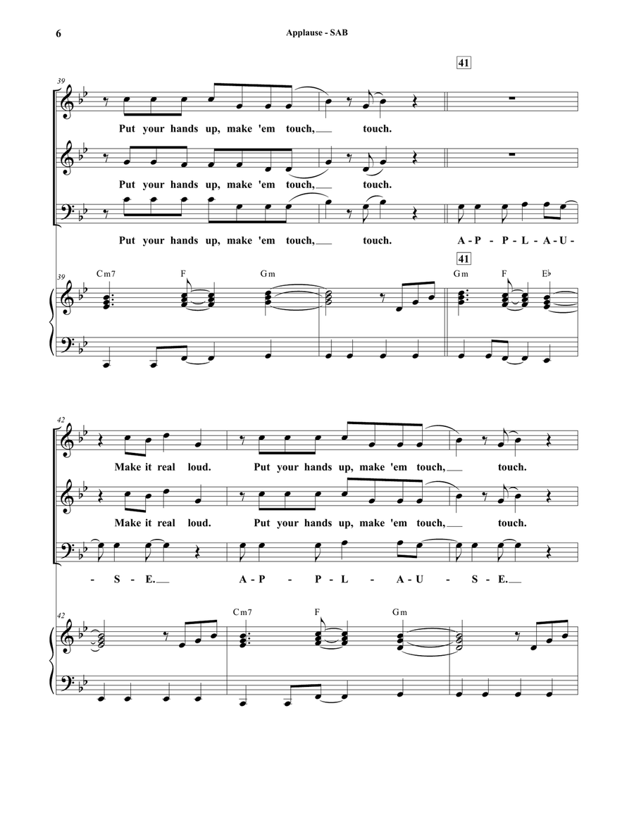 Applause 3-Part scores gallery preview page 6