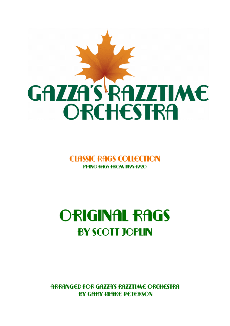 Original Rags Original Rags Clarinet scores gallery preview page 1