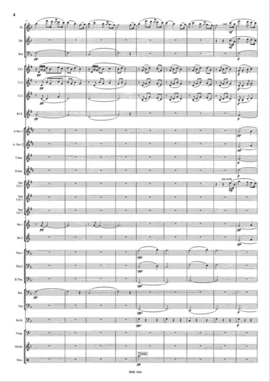 The Last Rose Of Summer Concert Band scores gallery preview page 5