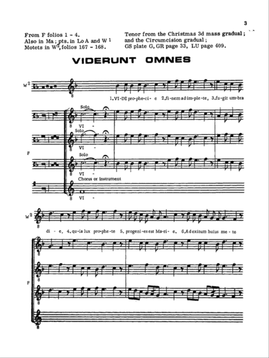 Viderunt omnes and Sederunt Choir scores gallery preview page 6