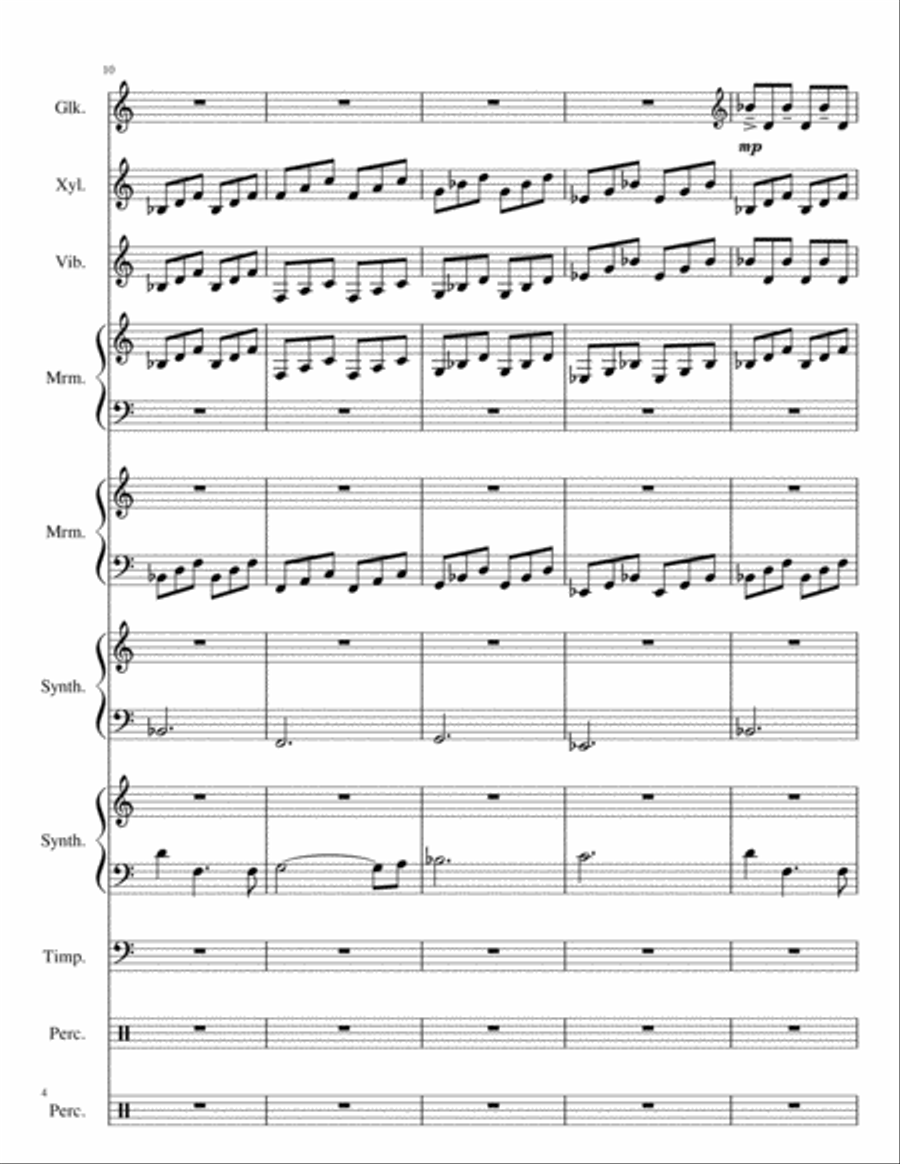 Radio Ballet Concert Band scores gallery preview page 4