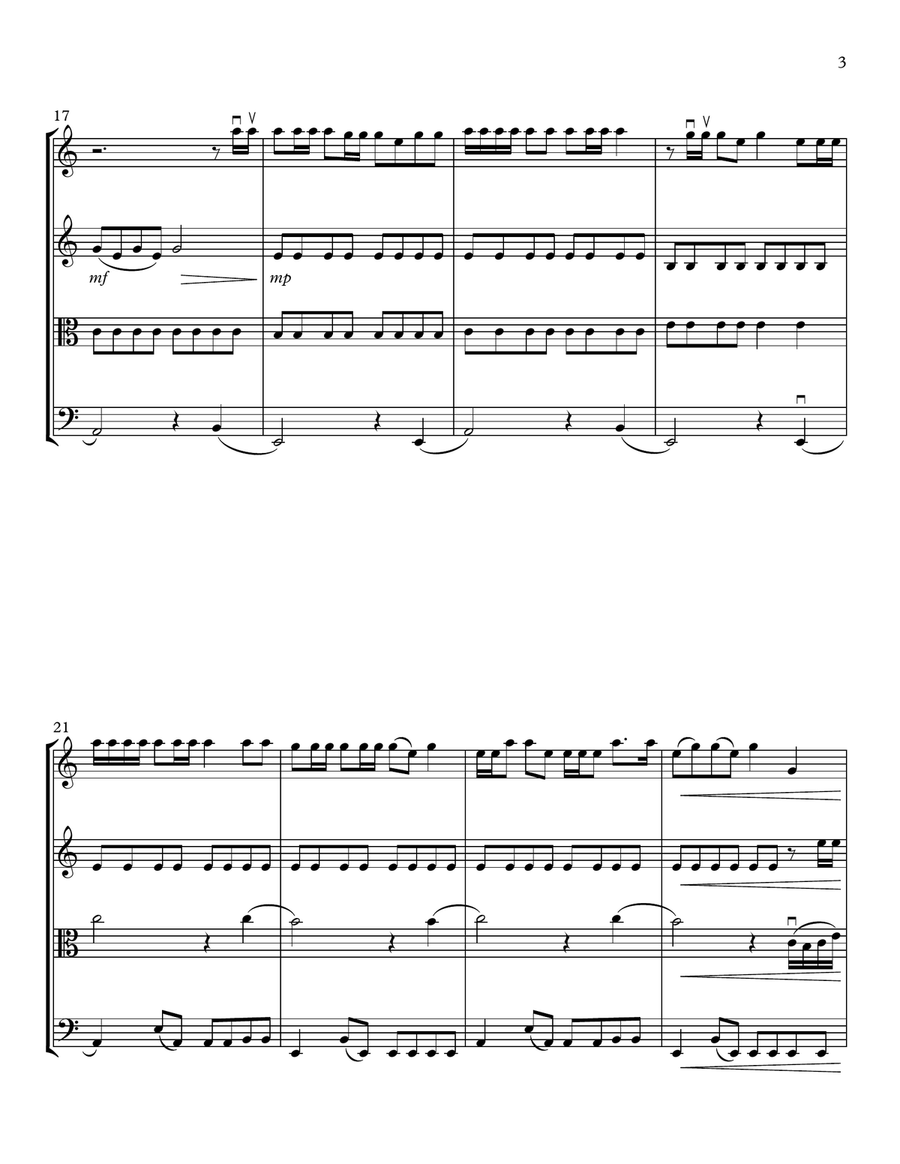 Still D.r.e. String Quartet scores gallery preview page 3