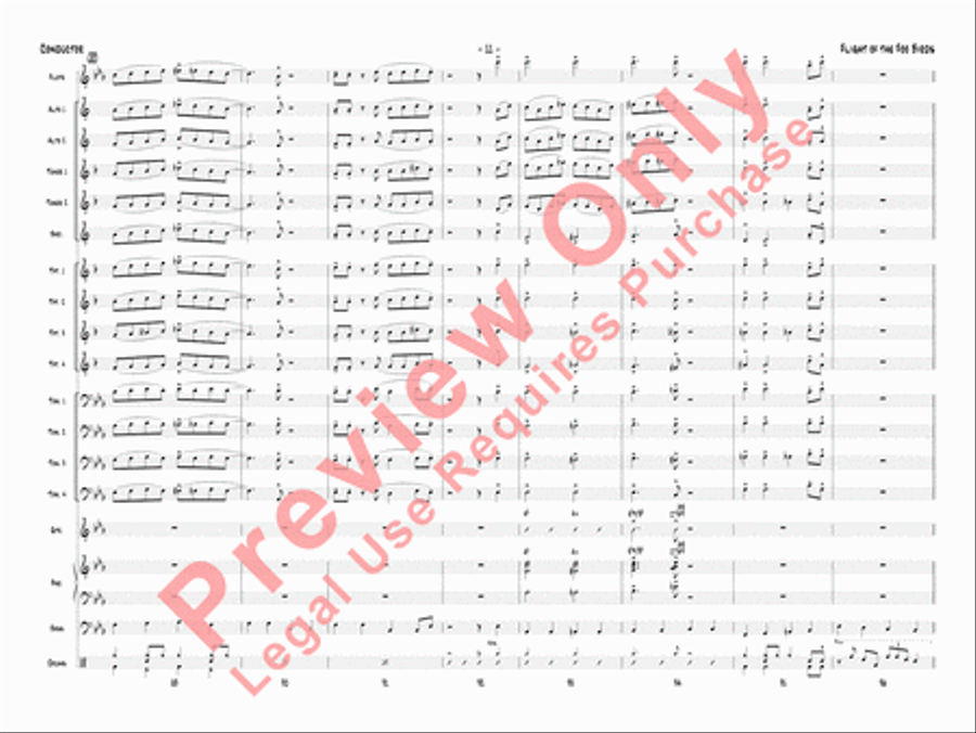 Flight of the Foo Birds Jazz Ensemble scores gallery preview page 14