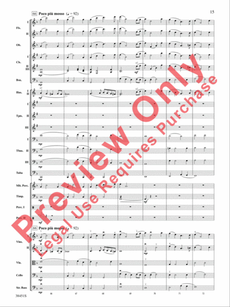 Resurgences Full Orchestra scores gallery preview page 16
