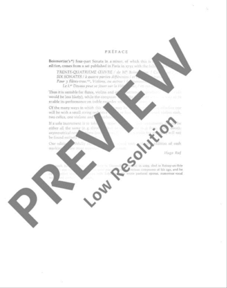 Sonata A minor String Orchestra scores gallery preview page 6