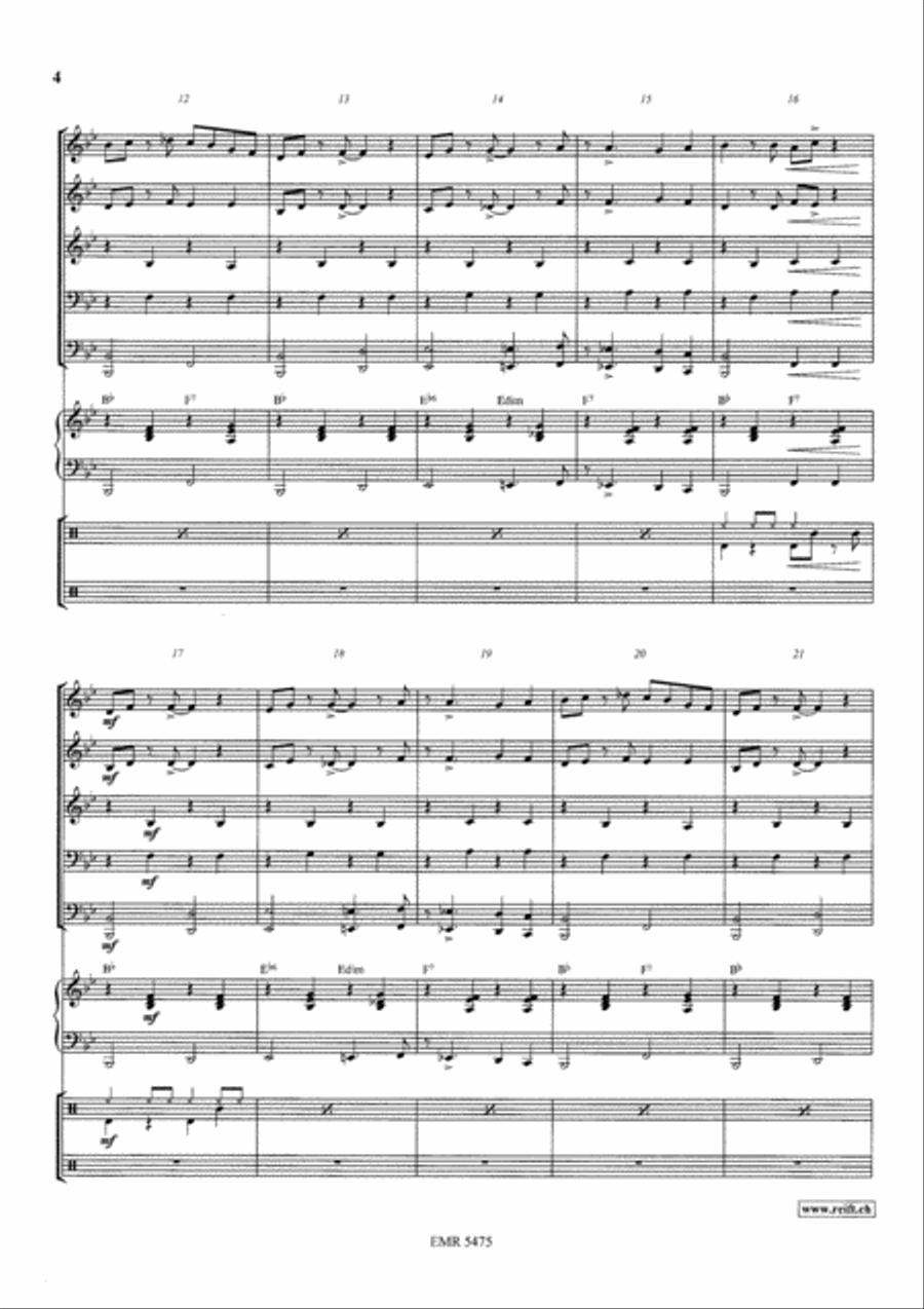 Little Brown Jug Little Brown Jug Concert Band scores gallery preview page 5