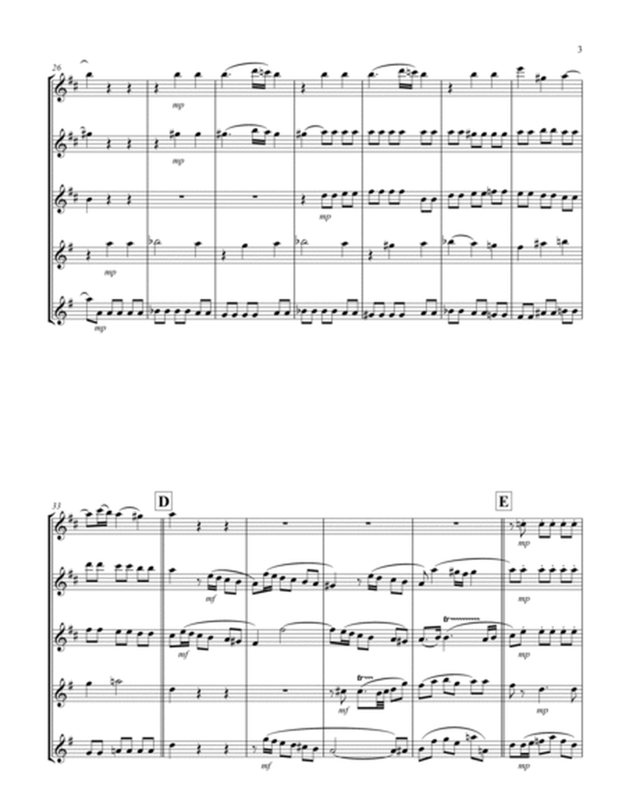 Recordare (from "Requiem") (F) (Saxophone Quintet - 3 Alto, 2 Ten)